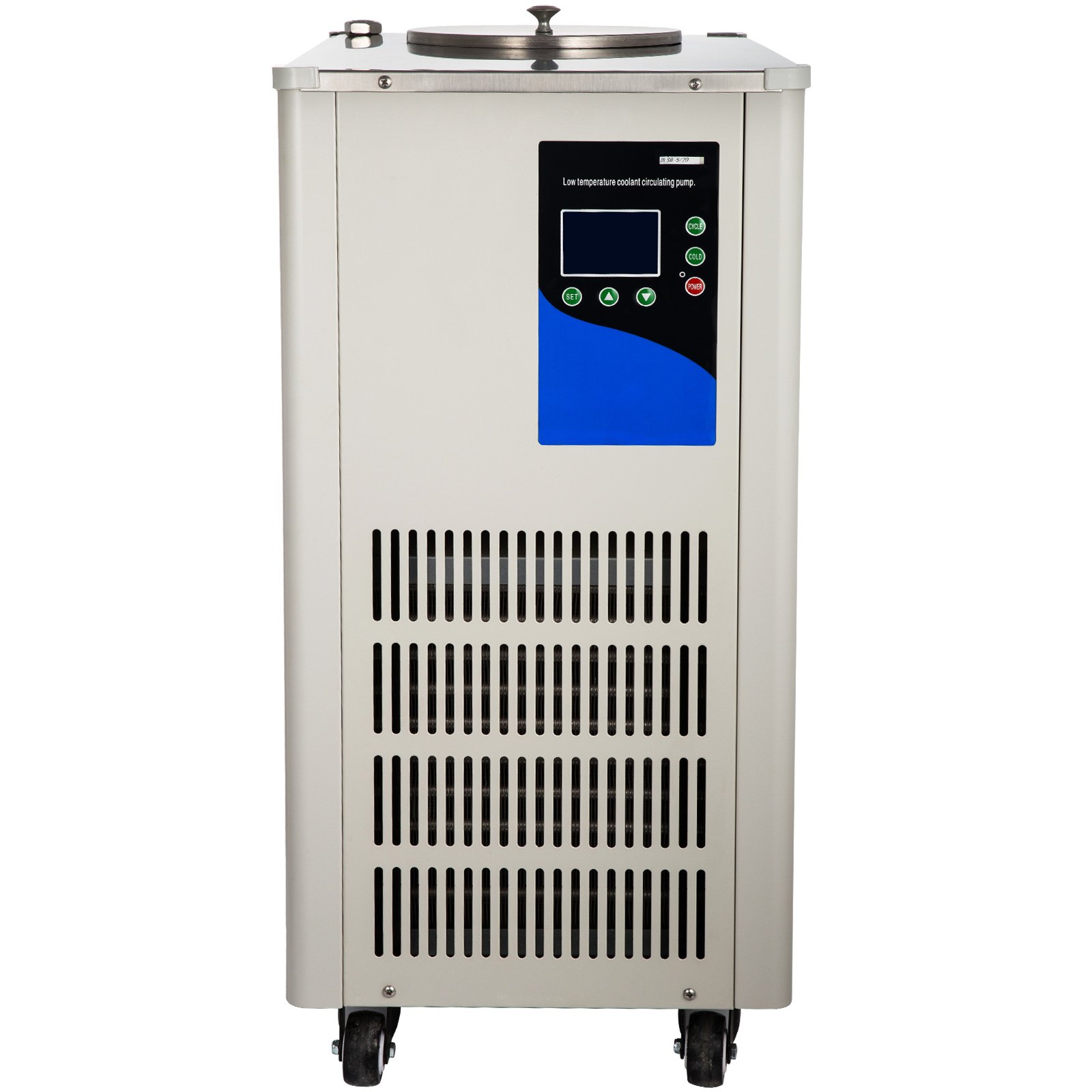 VEVOR Laboratory Chiller Circulator 5L Chiller Lab -20℃ Low Temperature Cooling Liquid Circulator Pump Chiller Lab Recirculating Chiller Water Bath Recirculating Water Cooling Chiller for Laboratory