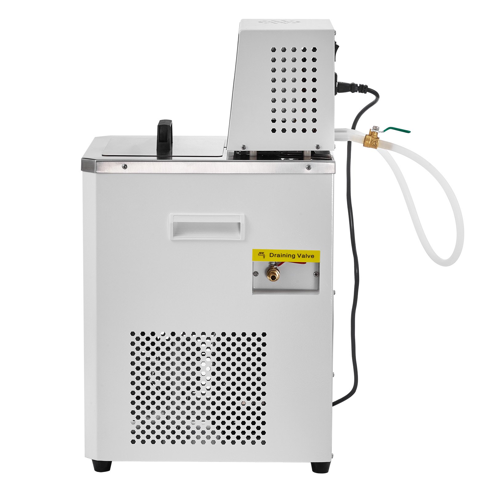 VEVOR Laboratory Chiller Circulator, 6L Chiller Lab Low Temperature Cooling Liquid, -4°F-212°F Circulator Pump Chiller, LCD Display, 304 Stainless Steel Water Bath Recirculating Water Cooling Chiller
