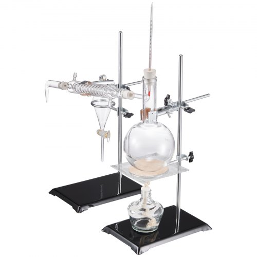 Scheikunde Onderwijsapparatuur PANJAZE Laboratory DIY Distiller, Home Distillation Device Set Thuis Destillatie Voor Essentiële Oliën Scheikunde Onderwijsapparatuur PANJAZE Laboratory DIY Distiller, Home Distillation Device Set Thuis Destillatie Voor Essentiële Oliën