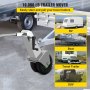 VEVOR Manual Trailer Dolly, 10000 LBS Towing Capacity Trailer Mover Valet with 2.1 in Ball & 10.63" Wheels, Adjustable Height Heavy-Duty Jack Tug for Car, RV, Boat, and Travel Trailers