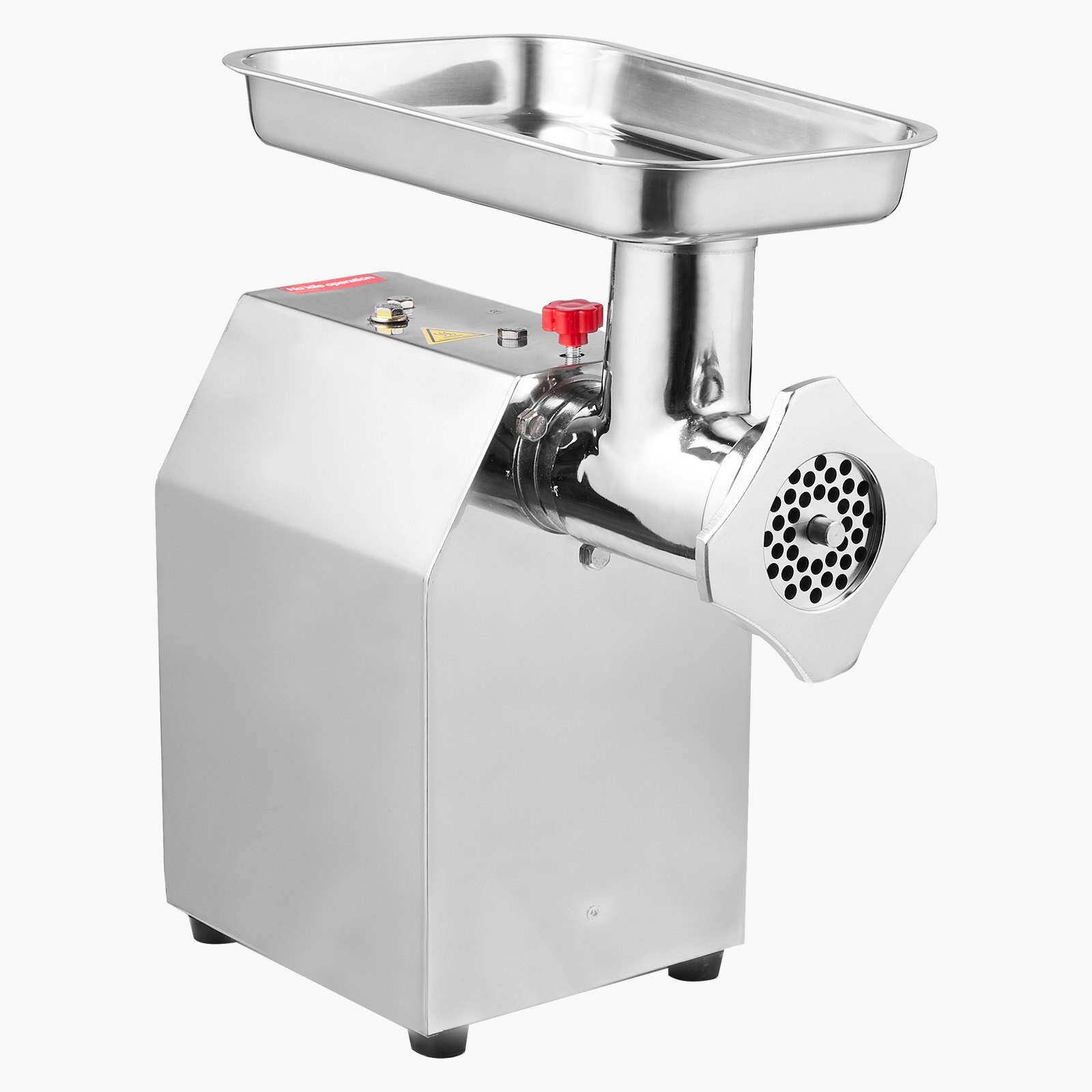 VEVOR Commercial Electric Meat Grinder, 4.2 kg/min Capacity, #22 Industrial Meat Mincer with 2 Stainless Steel Blades, 2 Grinding Plates, 1100W Heavy-Duty Sausage Maker, for Kitchen, Restaurant