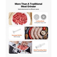VEVOR Commercial Electric Meat Grinder 9.2 Lbs/Min Sausage Stuffer Maker Kitchen