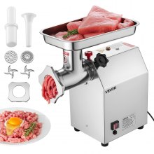VEVOR Commercial Electric Meat Grinder 9.2 Lbs/Min Sausage Stuffer Maker Kitchen