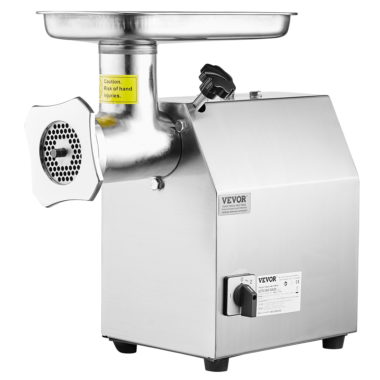 VEVOR Commercial Electric Meat Grinder 9.2 Lbs/Min Sausage Stuffer Maker Kitchen