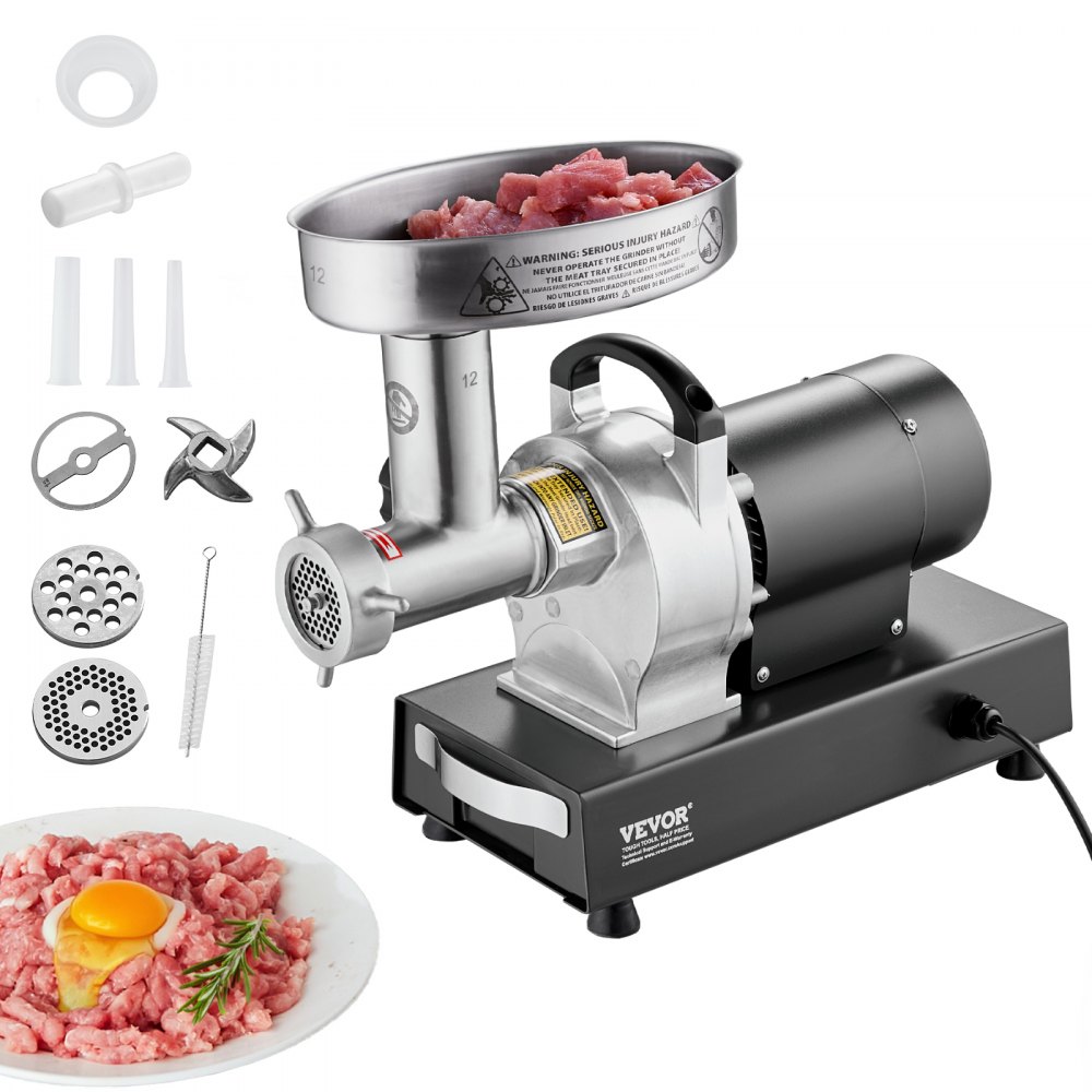 VEVOR Commercial Electric Meat Grinder 9 Lbs/Min Sausage Stuffer Maker Kitchen