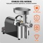 VEVOR Commercial Electric Meat Grinder 9 Lbs/Min Sausage Stuffer Maker Kitchen