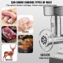 VEVOR Commercial Electric Meat Grinder 9 Lbs/Min Sausage Stuffer Maker Kitchen