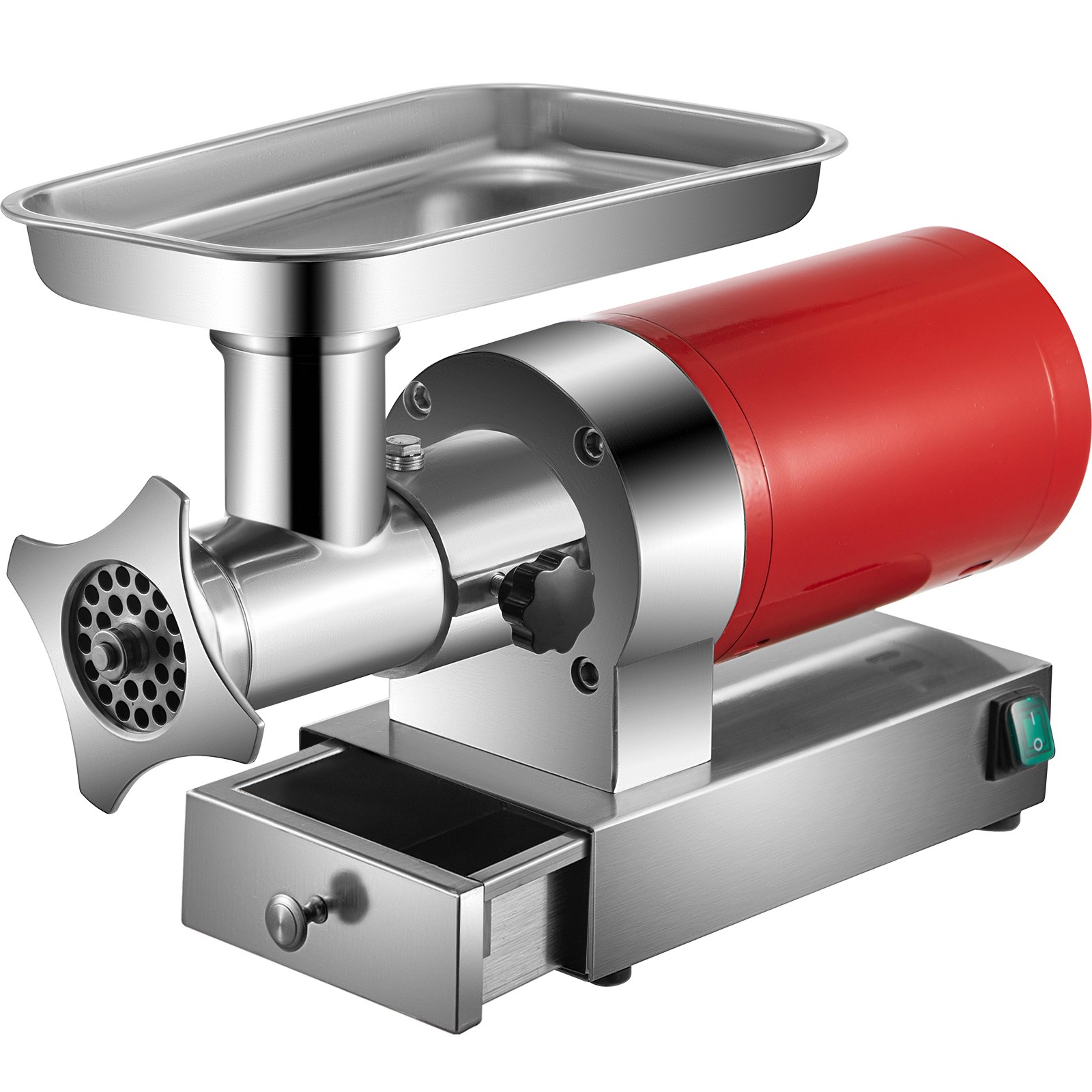 VEVOR Electric Meat Grinder, 661 Lbs/Hour 1100 W Meat Grinder Machine, 1.5 HP Electric Meat Mincer with 2 Grinding Plates, Sausage Kit Set Meat Grinder Heavy Duty, Home Kitchen & Commercial Use