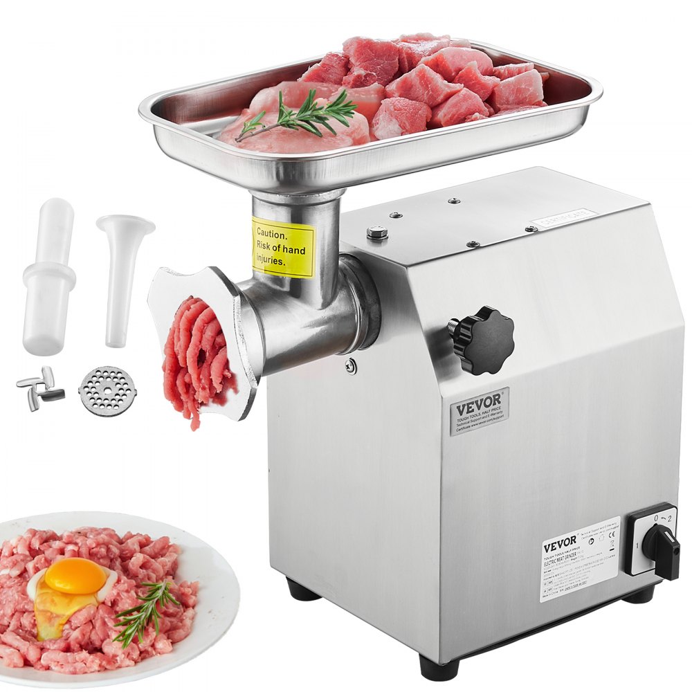 VEVOR Commercial Electric Meat Grinder 5.5 Lbs/Min Sausage Stuffer Maker Kitchen