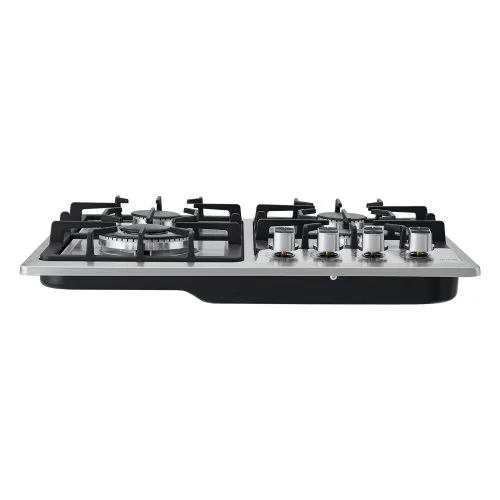 24 Inch 4-Burner Gas Cooktop - 11260 BTU Stainless Steel Built-in Stove With Thermocouple Protection