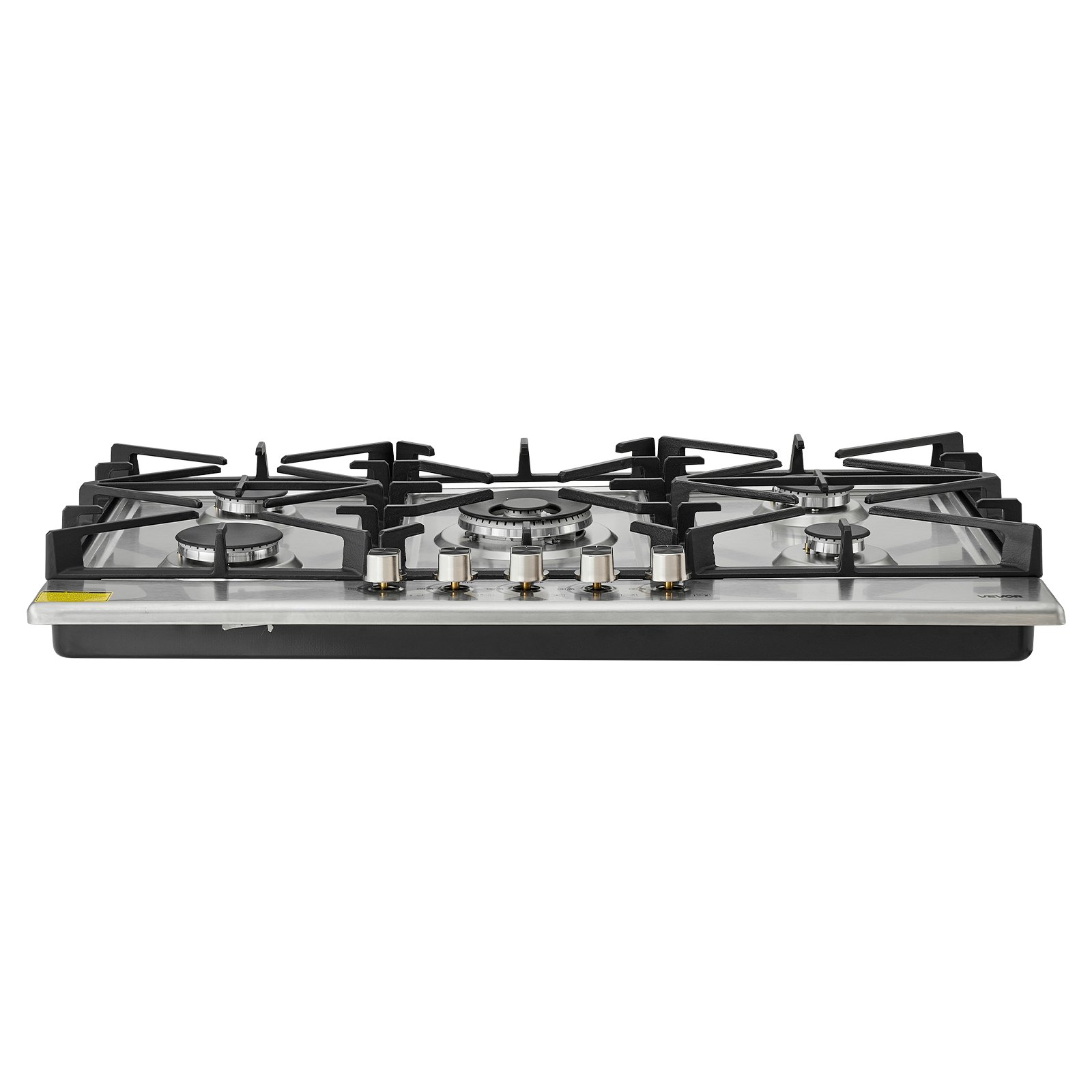 VEVOR 36 inch Gas Cooktop 5 Burners Gas Stove Top, Max 38300BTU Built-in Stainless Steel Stove Top LPG/NG Convertible Dual Fuel Cooktop Stoves with SABAF Dual-Ring Burner for Kitchen Apartment Rvs