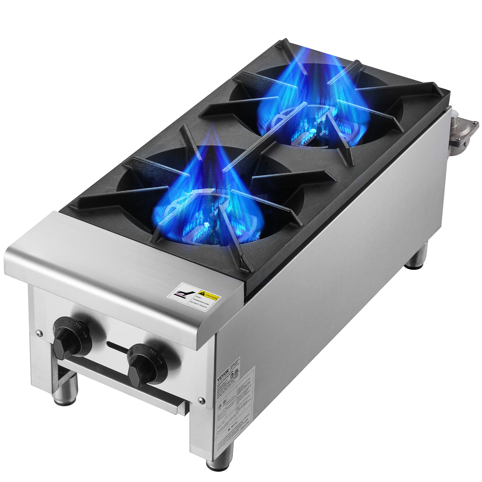 Commercial Gas Range Stove 2 Burners Countertop Cooking Hot Plate Kitchen Commercial Gas Range Stove 2 Burners Countertop Cooking Hot Plate Kitchen