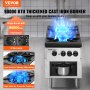 VEVOR Commercial Gas Range Stove 2 Burners Countertop Cooking Hot Plate Kitchen