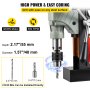 VEVOR Magnetic Drill, 1200W 1.57" Boring Diameter, 2922lbf/13000N Portable Electric Mag Drill Press with Double Dovetail Rail, 580 RPM Variable Speed Drilling Machine for any Surface