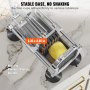 VEVOR French Fry Cutter, Stainless Steel Blade Potato Slicer, Manual Potato Chopper Cutter with Suction Cups, Fries Cutter for Potato, French Fries, Cucumber, Vegetables, Carrot