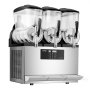 VEVOR Commercial Slushy Machine, 12Lx3 Triple Tank Frozen Drink Machine, 144 Cups Stainless Steel Margarita Smoothie Frozen Drink Maker, Slushie Maker for Home Party Restaurants Cafe Bars