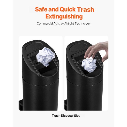 cigarette bud container VEVOR Cigarette Butt Receptacle, Stainless Steel Cylinder Cigarette Butt  Container, Wall Mounted and Weatherproof Outdoor Cigarette Butt Disposal  for