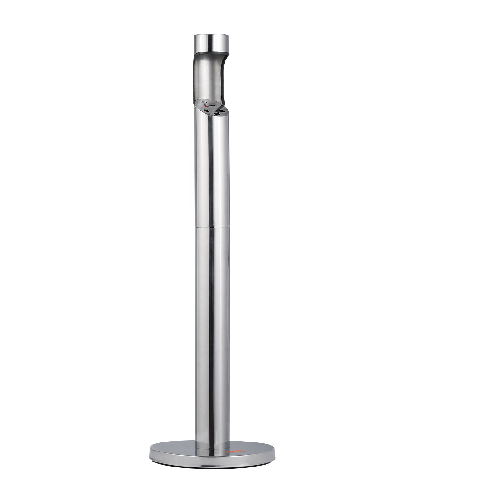 VEVOR Cigarette Butt Receptacle, Stainless Steel Cylinder Cigarette Butt Container, Freestanding and Weatherproof Outdoor Cigarette Butt Disposal for Garden, Office, Restaurant, Hotel, Bar, Silver