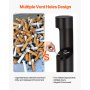 VEVOR Cigarette Butt Receptacle Freestand Outdoor Cylinder Butt Disposal Black