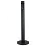 VEVOR Cigarette Butt Receptacle Freestand Outdoor Cylinder Butt Disposal Black