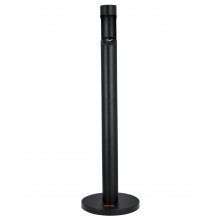 Cigarette Butt Receptacle Freestand Outdoor Cylinder Butt Disposal Black