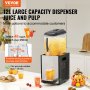 VEVOR Commercial Beverage Dispenser 12L Cold Juice Ice Drink Dispenser for Party