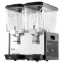 VEVOR Commercial Beverage Dispenser 2 Tanks 18 L / 19 QT Per Tank, Stainless Steel Juice Dispenser, Ice Tea Drink Machine with 45℉ to 54℉ Cooling Temperature, for Cold Drink Restaurant Bar Party