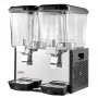 VEVOR Commercial Beverage Dispenser 2 Tanks 18 L / 19 QT Per Tank, Stainless Steel Juice Dispenser, Ice Tea Drink Machine with 45℉ to 54℉ Cooling Temperature, for Cold Drink Restaurant Bar Party