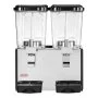 VEVOR Commercial Beverage Dispenser 2 Tanks 18 L / 19 QT Per Tank, Stainless Steel Juice Dispenser, Ice Tea Drink Machine with 45℉ to 54℉ Cooling Temperature, for Cold Drink Restaurant Bar Party