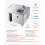 VEVOR Commercial Hard Ice Cream Machine, 500W 5L per Hour, Gelato Hard Serve Ice Cream Maker with 2.8L 304 Stainless Steel Cylinder, Auto Clean LED Panel High Productivity for Snack Bar Restaurants
