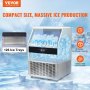 VEVOR Commercial Ice Maker, 330lbs/24H, Ice Maker Machine, 126 Ice Cubes in 12-15 Minutes, Freestanding Cabinet Ice Maker with 88lbs Storage Capacity LED Digital Display, for Bar Home Restaurant