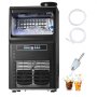VEVOR 90lbs/24H Commercial Ice Maker, 36 Ice Cubes in 15 Minutes, Freestanding Ice Maker Machine with 12lbs Large Storage Capacity for Bar Office Restaurant, with LED Digital Display & Self-Cleaning