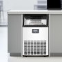 VEVOR 150lbs/24H Commercial Ice Maker, 45 Ice Cubes in 15 Minutes, Freestanding Ice Maker Machine with 33lbs Large Storage Capacity for Bar Office Restaurant, with LED Digital Display & Self-Cleaning
