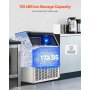 Commercial Ice Maker Freestanding Cabinet Machine 440lbs/24H 160 Ice Cubes