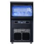 Máquina para fabricar hielo comercial VEVOR, 80 lb/24 h, con capacidad de almacenamiento de 12 lb, 36 cubitos de hielo en 15 minutos, pantalla digital LED, autolimpiable e independiente para bares, oficinas y restaurantes.