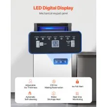 Commercial Ice Maker Freestanding Cabinet Machine 80lbs/24H 36 Ice Cubes