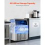 Commercial Ice Maker Freestanding Cabinet Machine 265lbs/24H 108 Ice Cubes