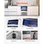Commercial Ice Maker Freestanding Cabinet Machine 265lbs/24H 108 Ice Cubes