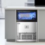 VEVOR Commercial Ice Maker Machine, 90lbs/24H Ice Maker Machine with 33lbs Storage Capacity, 50 Ice Cubes in 15 Minutes, LED Digital Display Freestanding Self-Cleaning for Bar Office Restaurant