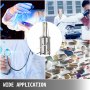 VEVOR 20L/H Water Distiller 380V Distillation Apparatus 304 Stainless Steel Lab Pure Water Distiller Home Moonshine Still with Water Control(20L/H, 380V)