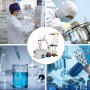 VEVOR Short Path Distillation Kit 2000ml Distillation Apparatus with Cold Trap and Heating Mantle Max. 380℃ Borosilicate Glass Lab Glassware Lab Distillation Glassware Apparatus with Adjustable Height