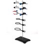 VEVOR laboratory stand set with clamps and rings on a sturdy base.