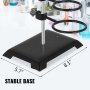600mm Laboratory Chemistry Iron Stand Support Pole Flask Condenser Lab Clamp