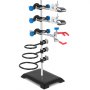 VEVOR 60CM Laboratory Stand Metalware Set Support Condenser Stand Clamp Flask Condenser Bottle Tube Clamp Clip Set