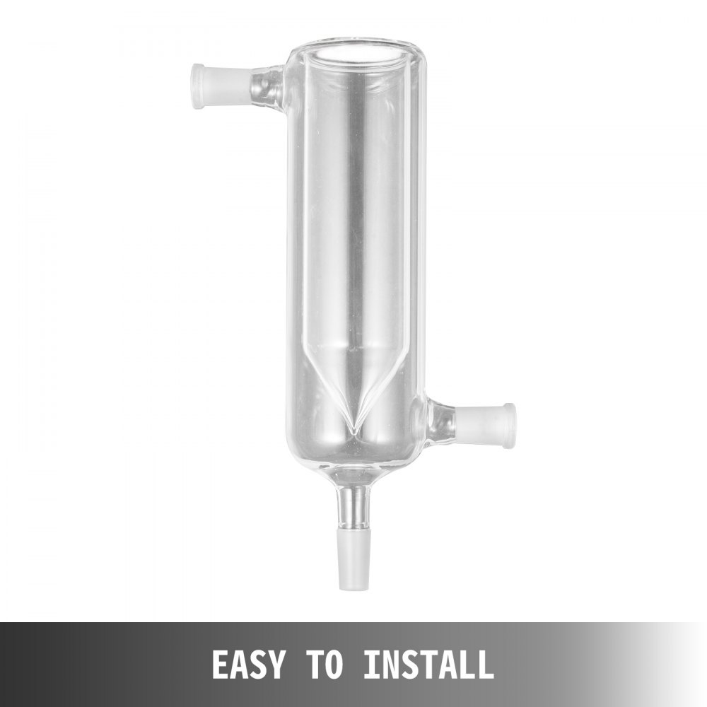 24/40 100mm Cold Trap Main Body Length 300mm Female Joint Connector Double-layer