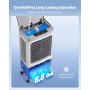 Evaporative Air Cooler 1800 CFM with 6.8 Gal Water Tank Portable Swamp Cooler