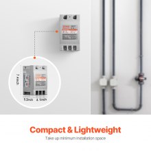 Convertisseur triphasé VEVOR 2HP 7A 220V monophasé vers triphasé 220V-240V entrée/sortie