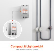 Convertisseur triphasé VEVOR 20HP 70A 220V monophasé vers triphasé 220V-240V entrée/sortie