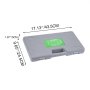 VEVOR tap and die set in gray plastic carrying case with dimensions: 17.13&quot;x9.65&quot;x1.97&quot;.