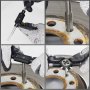 VEVOR 45PC SAE Standard Tap & Die Set w/ Case Screw Extractor Remover Kit Thread
